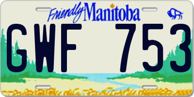 MB license plate GWF753