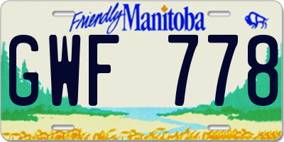 MB license plate GWF778