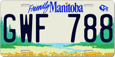 MB license plate GWF788