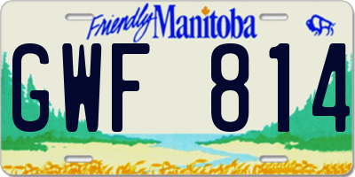 MB license plate GWF814