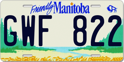 MB license plate GWF822