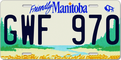 MB license plate GWF970