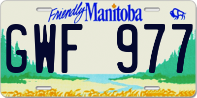 MB license plate GWF977