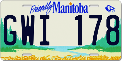 MB license plate GWI178