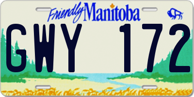MB license plate GWY172