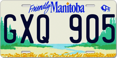 MB license plate GXQ905