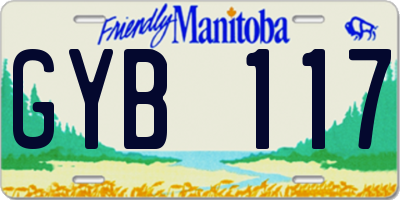 MB license plate GYB117
