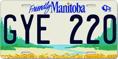 MB license plate GYE220