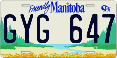 MB license plate GYG647