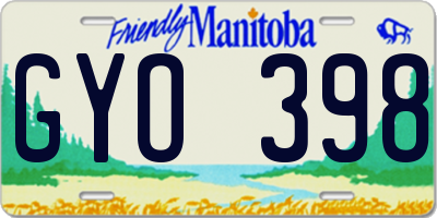 MB license plate GYO398