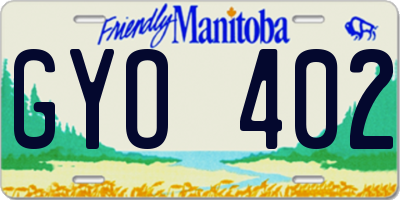 MB license plate GYO402