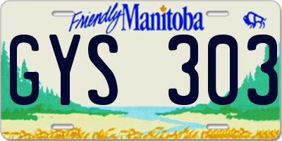 MB license plate GYS303