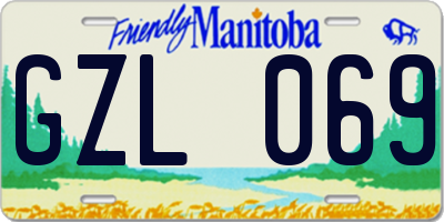 MB license plate GZL069