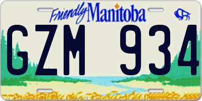 MB license plate GZM934