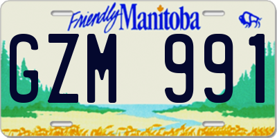 MB license plate GZM991