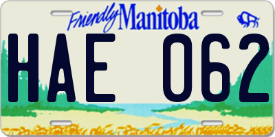 MB license plate HAE062