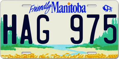MB license plate HAG975