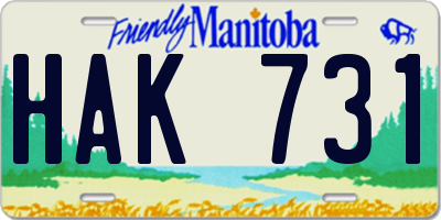 MB license plate HAK731