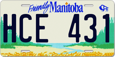 MB license plate HCE431