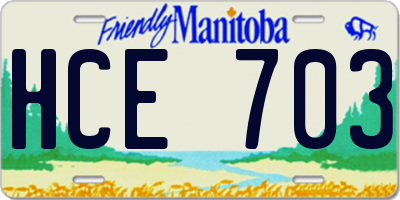 MB license plate HCE703