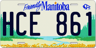 MB license plate HCE861