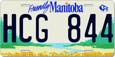 MB license plate HCG844