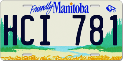 MB license plate HCI781
