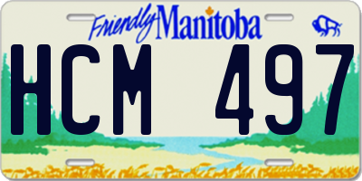 MB license plate HCM497