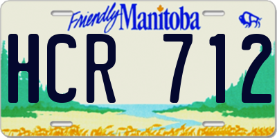 MB license plate HCR712