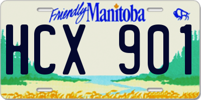 MB license plate HCX901