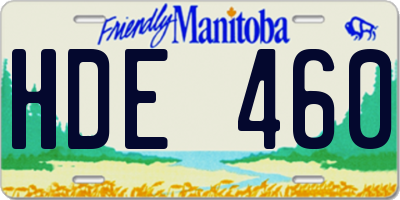 MB license plate HDE460
