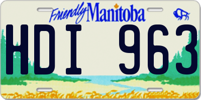 MB license plate HDI963