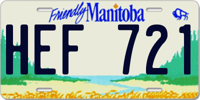 MB license plate HEF721