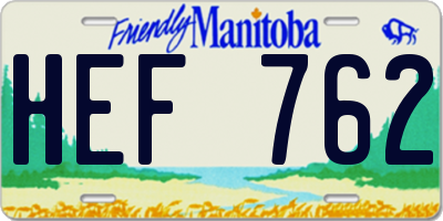 MB license plate HEF762