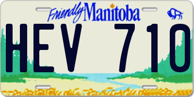 MB license plate HEV710