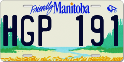 MB license plate HGP191