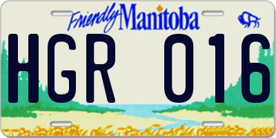 MB license plate HGR016