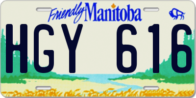MB license plate HGY616