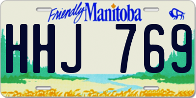 MB license plate HHJ769