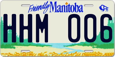 MB license plate HHM006