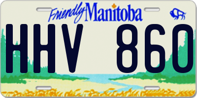 MB license plate HHV860