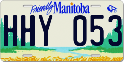 MB license plate HHY053