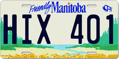 MB license plate HIX401