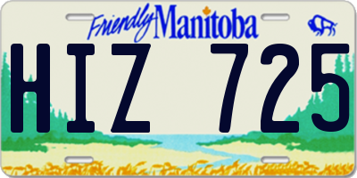 MB license plate HIZ725