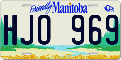 MB license plate HJO969