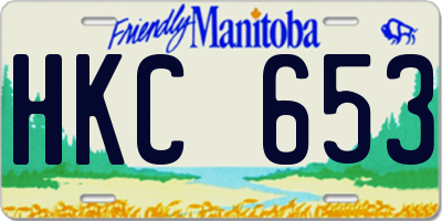 MB license plate HKC653