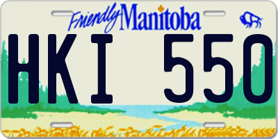 MB license plate HKI550