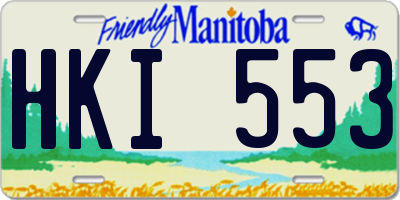 MB license plate HKI553