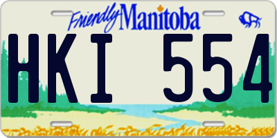 MB license plate HKI554