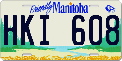 MB license plate HKI608
